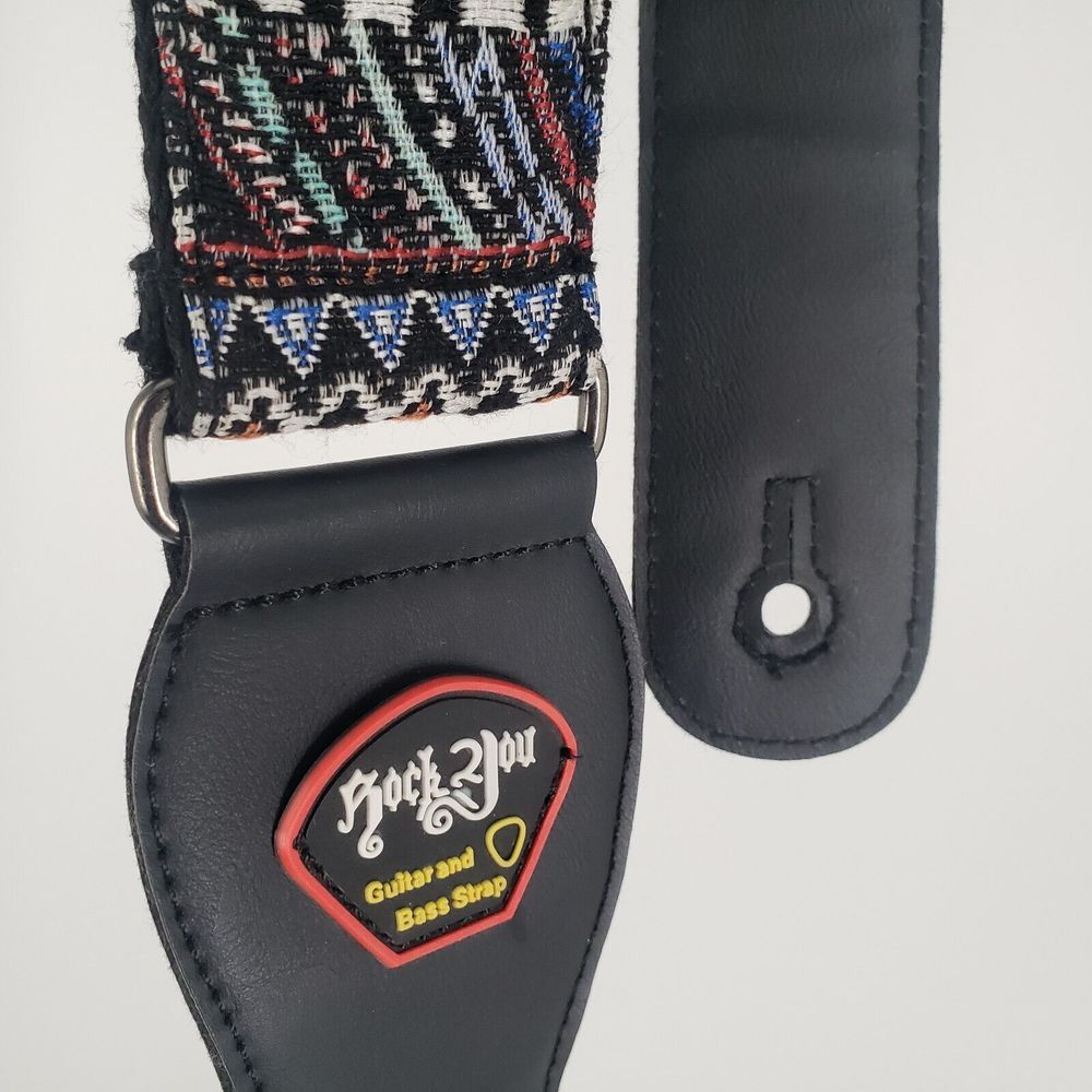 Rock You High‎ Quality Cotton Guitar Adjustable Strap Acoustic Electric Bass